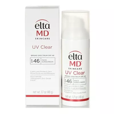 Elta MD UV Clear Broad Spectrum SPF 46 1.7oz/48g NEW IN BOX • $33.50