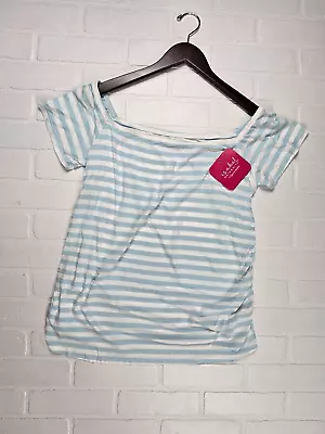 Isabel Maternity Blue Stripe Top XXL • $12