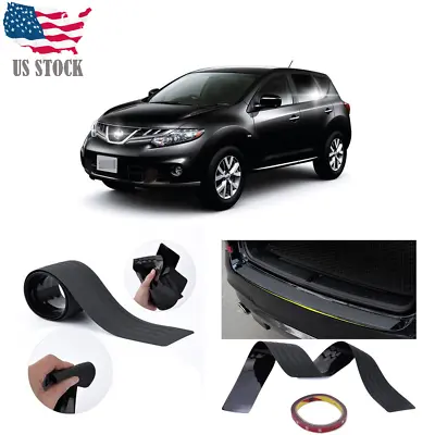 For Nissan Murano 2000-20 Car Door Sill Bumper Guard Protector Trim Cover Black • $31.58