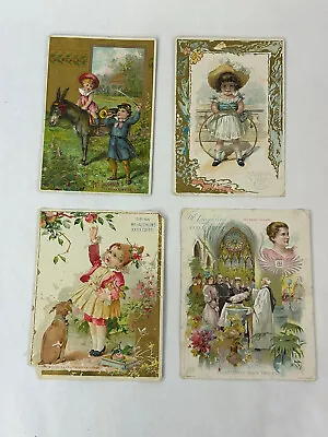 Lot Of 4 McLAUGHLINS XXXX COFFEE Victorian Trade Cards 1890s Children Babies • $22.88
