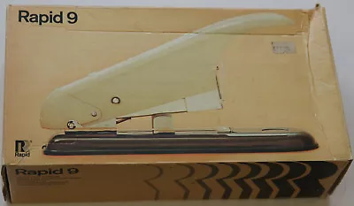 £64 • Buy Rapid 9 Heavy Duty Stapler + Box Of 9/14 Staples [made In Sweden In Approx 1970]