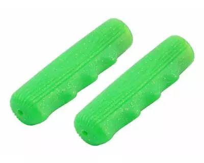 New! Genuine Vintage Lowrider 115mm Long Bicycle Grips In Sparkle/green. • $9.95