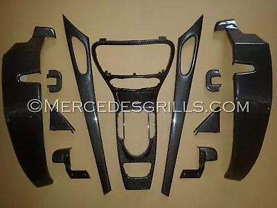 Mercedes SL R230 Carbon Fiber Complete 12 Piece Interior Trim AMG 2002-2011 • $2997.32