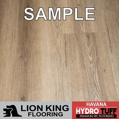 9mm SPC Hybrid Flooring 100% Waterproof 1.8m Long Planks- HAVANA • $3.49