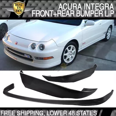 Fits 94-97 Acura Integra T-R PU Front Bumper Lip & T-R ABS Rear Bumper Lip • $126.99