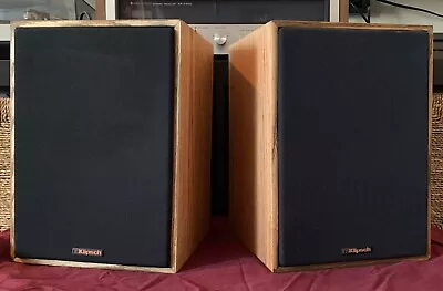 *PAIR* Klipsch KG1.2 Oiled Oak 2-Way 6.5  Bookshelf Loudspeakers • $225