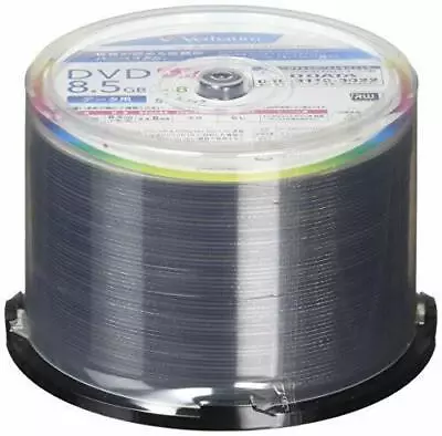 Mitsubishi Verbatim DVD+R DL  2layer 8.5GB X8 White Label 50pcs DTR85HP50V1FFP • $130.74