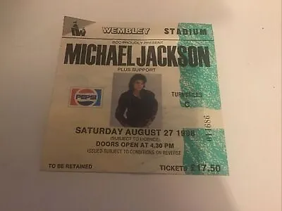 Michael Jackson Concert Ticket. Pre Loved • £12.99
