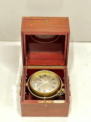 Industrial Maritime Orginal HOUR LAVIGNE 1848 Wooden Box Ship Chronometer- Paris • $902.40