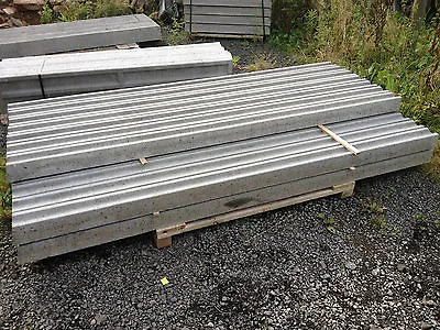 £19.62 • Buy 2.1m Long Slotted Concrete Fence Posts For Fence Panels 