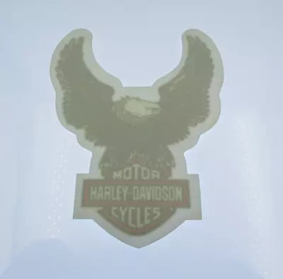 Vintage Harley Davidson Medium Inside Window Sticker Eagle Bar & Shield Decal • $14.95