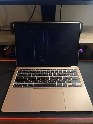 2020 Rose Gold Apple Macbook Air M1 13.3  Specs Unknown As Is Cracked Screen • $200