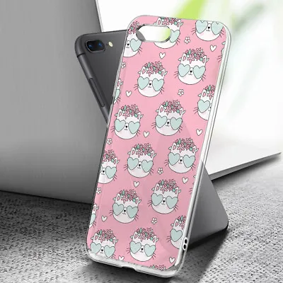 $7.99 • Buy ( For IPhone 7 Plus ) Art Clear Case Cover C0256 Love Cat