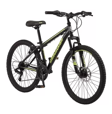 Mongoose Excursion 24-inch Wheel Mountain Bike 21 Speeds - Black • $198