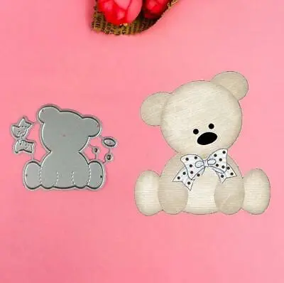 Cute Bear Metal Cut Dies Stencils Scrapbooking Photo Album Embossing Paper Cards • $7.04