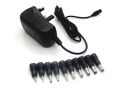 9 VOLT 1.5AMP AC/DC POWER SUPPLY ADAPTER 9V 1.5A - NEW Charger UK PLUG • £9.99