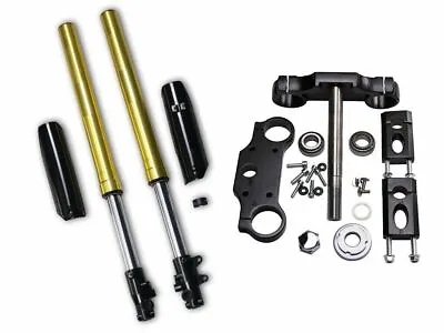 Front Forks Shock Triple Clamp For CRF 50cc 70cc 125cc 110cc ATV Pit Dirt Bike • $197.93