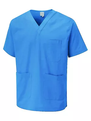 Uneek Scrub Tunic Top Medical Nurse V Neck Shirt Care Hospital Worker Pockets • £12.29