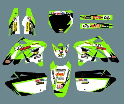 Graphics Kit Background Decal Sticker For Kawasaki KXF250 2006 2007 2008  • £63.84