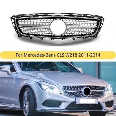 Diamond Front Bumper Grille For Mercedes-Benz W218 CLS-Class CLS350 2011-2014 • $179.99