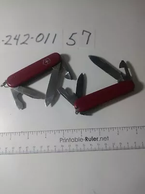 Victorinox Cadet Red Swiss Army Knife $11.86 EACH OR BEST OFFER WINS • $11.86