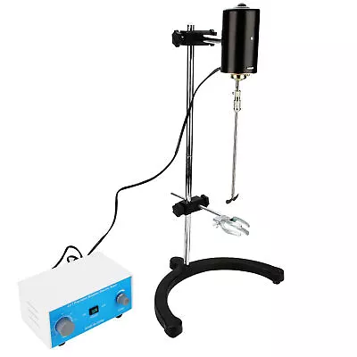 100W Electric Overhead Stirrer Mixer Variable Speed For Small Laboratory • $218.36