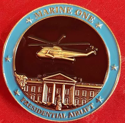 Marine One HMX-1 Presidential Airlift Challenge Coin Original Unique 26 • $11.69