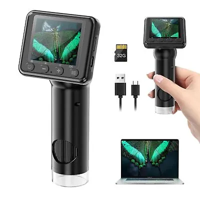 Portable Digital Microscope - Handheld Microscope With 2  LCD Screen - 800X H... • $51.99