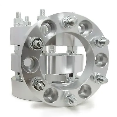 4 Chevrolet Wheel Spacers Adapters 1.5  Thick 7/16-20 Studs Fits K10 6 Lug 6x5.5 • $121.69