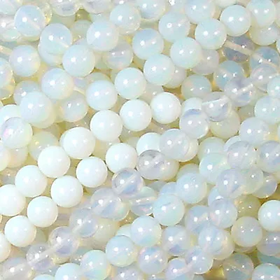 8MM OPALITE SEA OPAL ROUND BEAD  15  ST  A+ Beads • $5.93