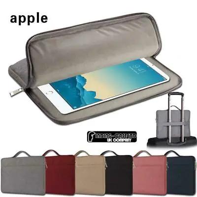 £9.99 • Buy For Apple Ipad 1234569 Air 1/2 Pro 9.7 /12.9  Carry Laptop Sleeve Pouch Case Bag