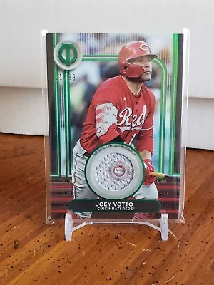 Joey Votto 2024 Topps Tribute Stamp Of Approval Game Used Jersey 11/99 Green • $2.99