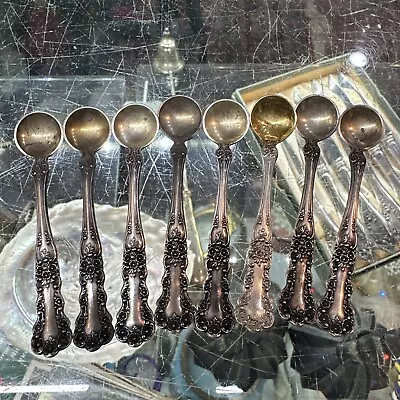 Gorham Buttercup Sterling Silver Salt Spoons Set Of 8 • $250