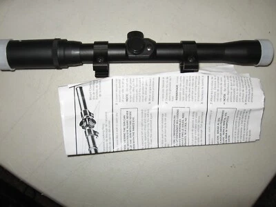 $20 • Buy Vintage Tasco Rifle Scope 4 X 20 WA Wide Angle Black EXCELLENT