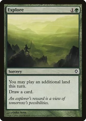 Worldwake Explore MTG Magic The Gathering NM • $1