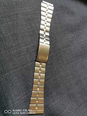 Seiko Fishbone 20mm Watch Bracelet Band Strap Stainless Steel • £35