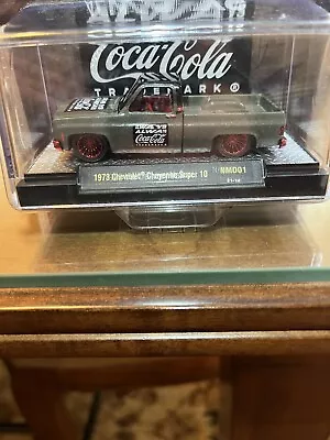 2021 M2 Machines Coca Cola 1973 Chevy Cheyenne Super 10 Chase 1/750 NMD01 • $65