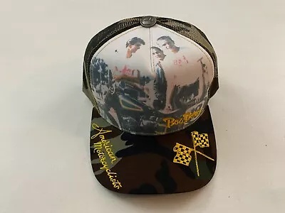 New Vintage Boz Bros Cycle Center Adjustable Trucker Hat One Size Multicolor • $24.99