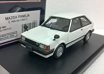 Po 1:43 HI STORY HS212WH MAZDA FAMILIA 323 1500 XG 1980 Resin Scale Model Car • $94.99