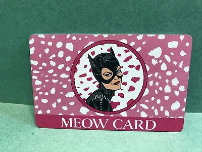 Vintage Catwoman ID Meow Card Plastic 1992 Batman Returns DC Comics OSP Pub • $9