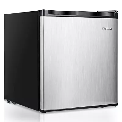 Costway 1.1 Cu.ft. Compact Single Door Mini Upright Freezer W/Stainless Steel • $143.99