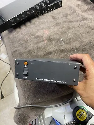 PELCO DA104DT VIDEO DISTRIBUTION AMPLIFIER CLEANED TESTED AND FUNCTIONING Works! • $35