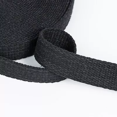 100% Cotton Heavy Duty Tape Webbing Canvas Carpet Mat Edging Bag Straps Trim • £1.90