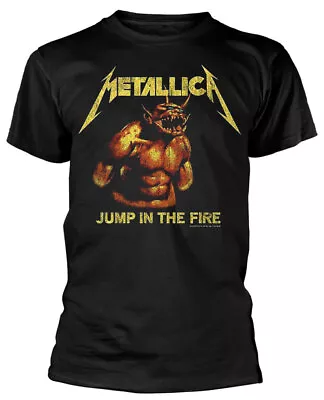 Metallica 'Jump In The Fire Vintage' (Black) T-Shirt - NEW & OFFICIAL! • $40.69