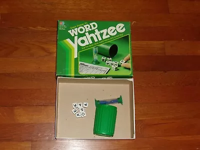 Vintage 1982 Word Yahtzee Game By Milton Bradley No Scoresheets Or Instructions • $8.24