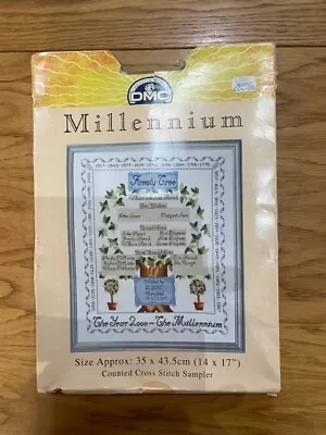 Millenium Counted Cross Stitch Sampler K3248 Family Tree • £20