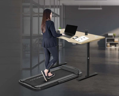 $1781.08 • Buy Lifespan Fitness V-FOLD Treadmill With ErgoDesk Automatic Standing Desk 1500mm I