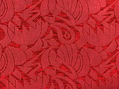 Brunschwig & Fils La Scala Water Resistant Red Velvet Upholstery Fabric • $225