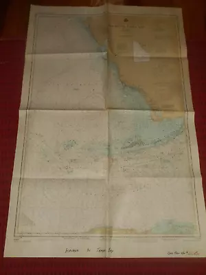 NOAA HAVANA To TAMPA Nautical Chart Map Loran C Overprinted 11420 1927 Data 1985 • $89.95