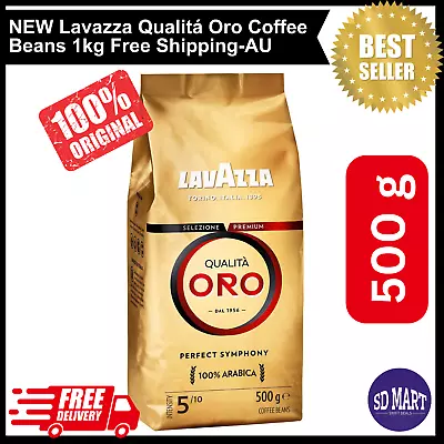 NEW Lavazza Qualitá Oro Coffee Beans 1kg Free Shipping-AU • $24.99